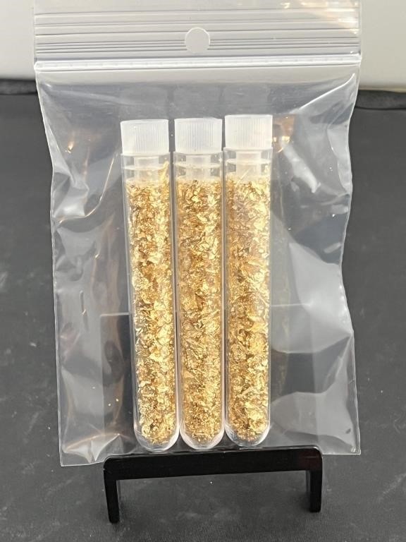 3 Tubes Of 24 KT Gold Foil