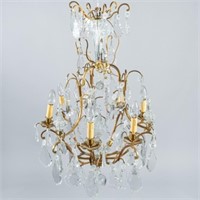 GILT BRONZE FRENCH CHANDELIER