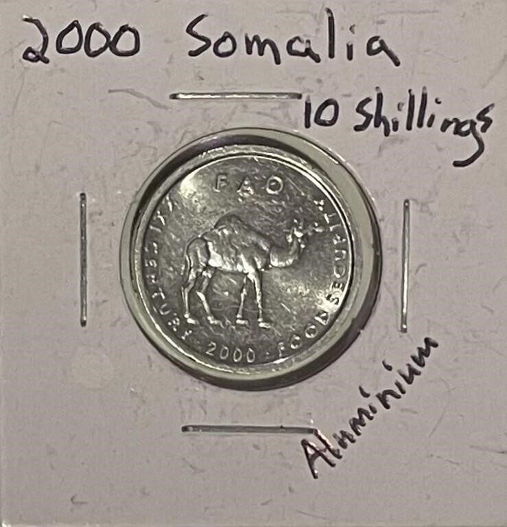 Somalia 2000 BU 10 Shillings F.A.O. Issue