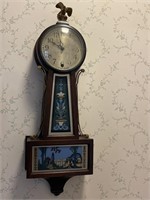 ANTIQUE Banjo CLOCK 1880 MADE BY NEWHAVEN CLOCK