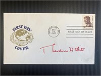 Theodore Harold White signed first day cover