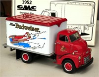 1952 GMC Miss Budweiser Van Die Cast Model