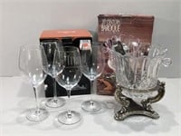 Goblets & Ice Bucket -in Boxes