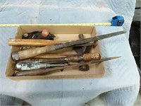 assortment of hand tools