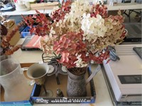 Two Candle Chairs, Brass Cup & Bell, Vase