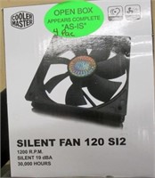 4 Pack of Cooler Master Silent Fan 120 SI2