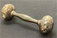 Antique baby rattle - possibly sterling?.
