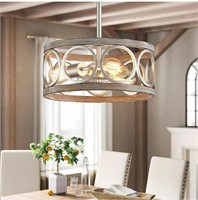 XINGQI 13IN 3-LIGHT FIXED PENDANT LIGHT FIXTURE