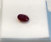 1.35ct 8x6mm Oval Madagascar Ruby