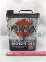 Vintage Penn Mark 2 Gallon Motor Oil Can