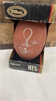 Autographed: Brett Favre Football