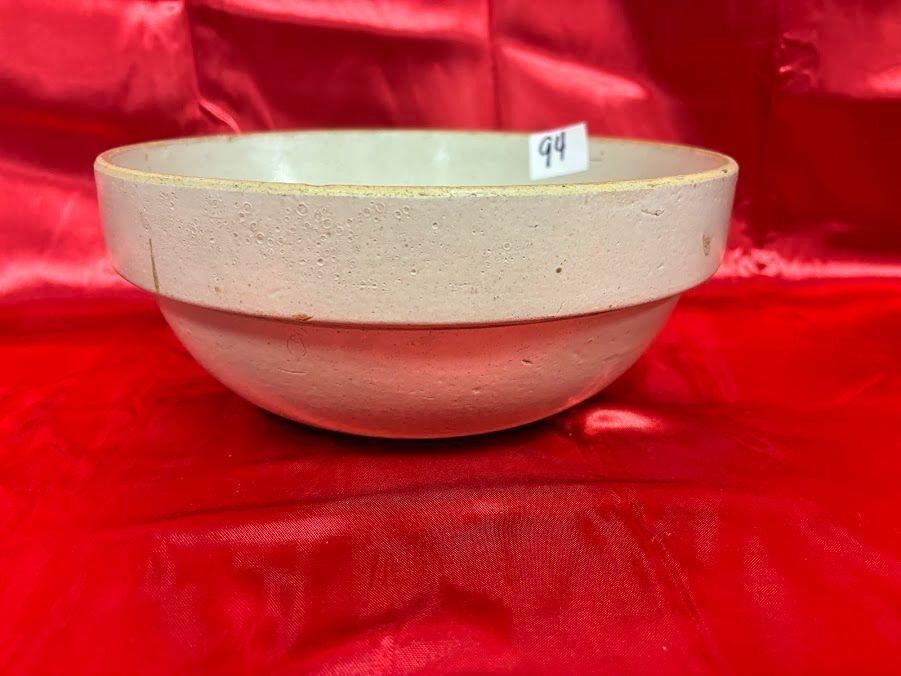 Vintage Crock bowl, 10 inch