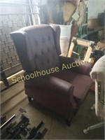 Like new recliner with nailhead detail