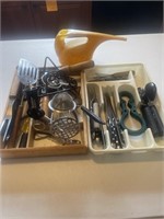 Kitchen utensils, watering can