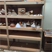 Wood & metal shelving unit #2