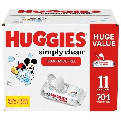 Huggies Simply Clean Baby Wipes 704ct