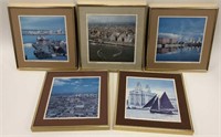 Lot of 5 Framed Liverpool Photograph Prints