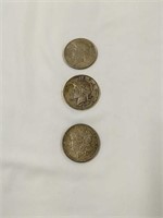 1889 1923 And 1924 Silver Dollars