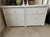 Wicker Dresser 53"x18" x 29"