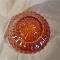 Vintage Carnival Glass Trinket Bowl
