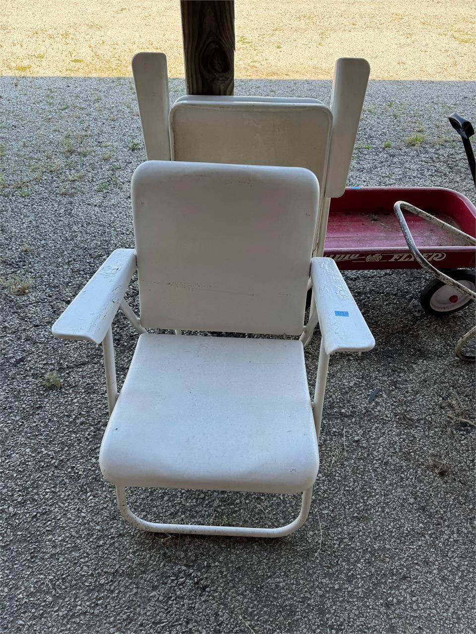 (2) Metal Patio Chairs