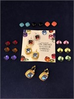 Joan Rivers Color Trend 10 Color Earrings