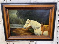 Framed Horse Picture