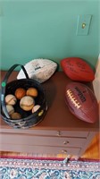 Sports ball collection some signed