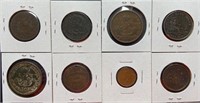 Lot of 8 Coins