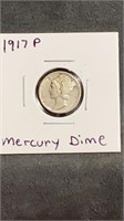1917 P Mercury DIme US SIlver Coin