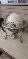 Marble like Globe with Compass