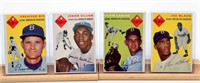 1954 Brooklyn Dodgers Roe, Gilliam, Black & LaBine