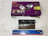 Staples Paper Trimmer/Hole Punch/Long Reach