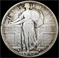 1917-D Standing Liberty Quarter NICELY CIRCULATED
