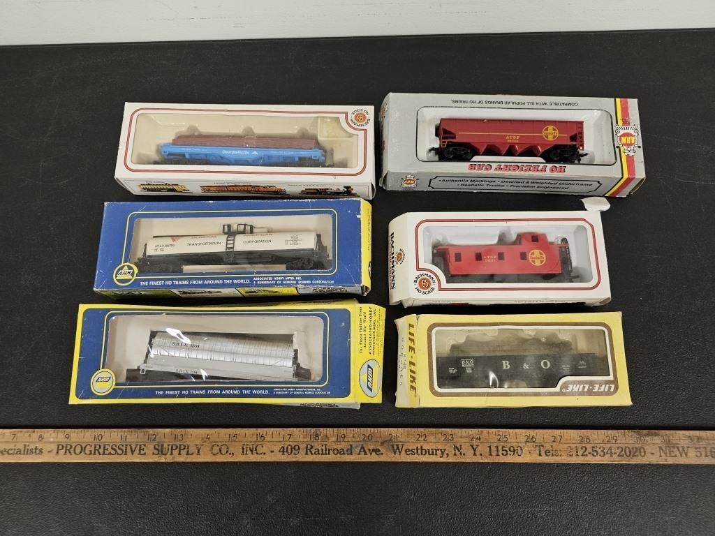Variety of Train Cars- As Found