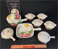 QUALITY SIMPSON POTTERS BELLE FIORE SERVING DISHES