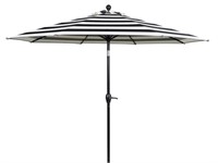 B8170 9' Round Crank Premium Patio Umbrella