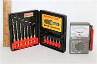 Craftsman Drill Bit Set & Multimeter