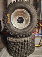 4 Wheeler Tires       see Description