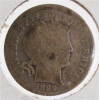 1899 Barber Dime