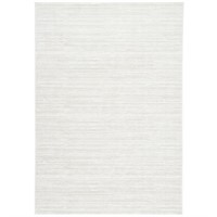 F57 Overdyed Solid Area Rug, Ivory, 5'1" x 7'6"