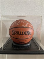 Basketball Hall of Fame signed ball