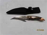 Modern 8" Fantasy Fixed Blade Knife + Nylon Sheath