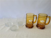 3 GTE glasses/2 GTC Fort Wayne Fed. Credit Union