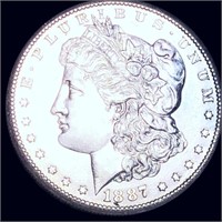 1887-S Morgan Silver Dollar UNCIRCULATED PL