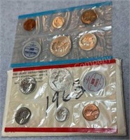 1963 US Mint Coin Set, Philadelphia & Denver,