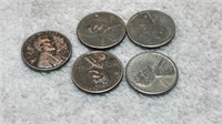 5 Steel Pennies