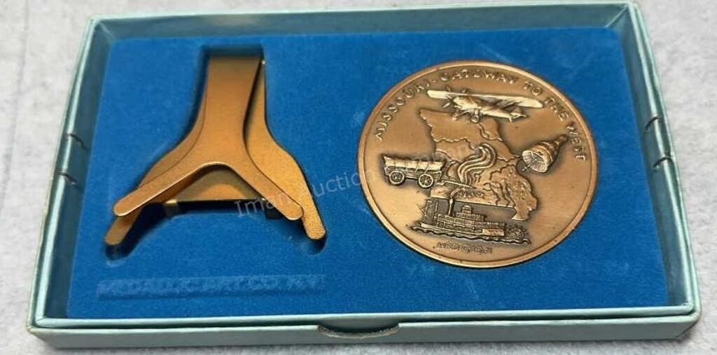 1971 Missouri Sesquicentennial Bronze Medallion &