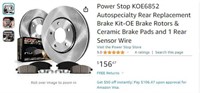 B2575 Power Stop KOE6852 Rear Brake Kit