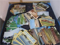 VINTAGE POST CARDS -- MANY LOCAL & VA